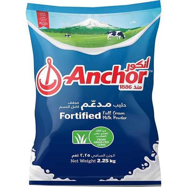 Anchor Full Cream Milk Powder Pouch 2.25kg