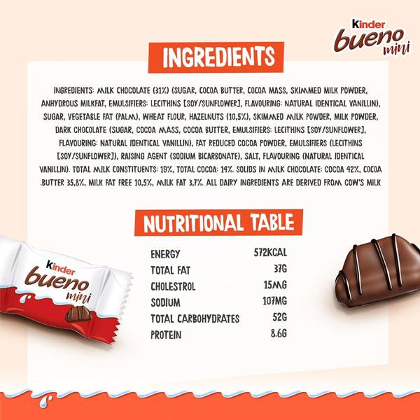 Kinder Bueno Mini 108g pack of 20